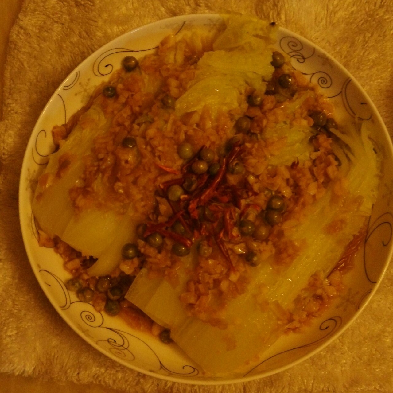 蒜蓉粉丝蒸娃娃菜