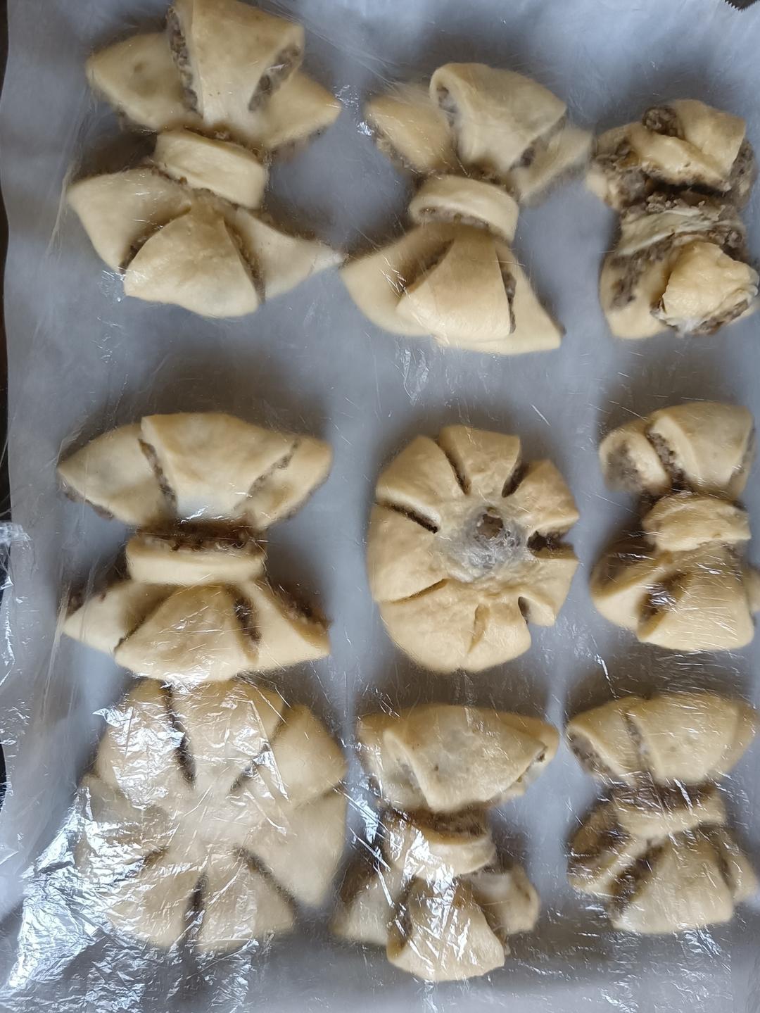 好吃又好看的蝴蝶结🎀豆沙面包