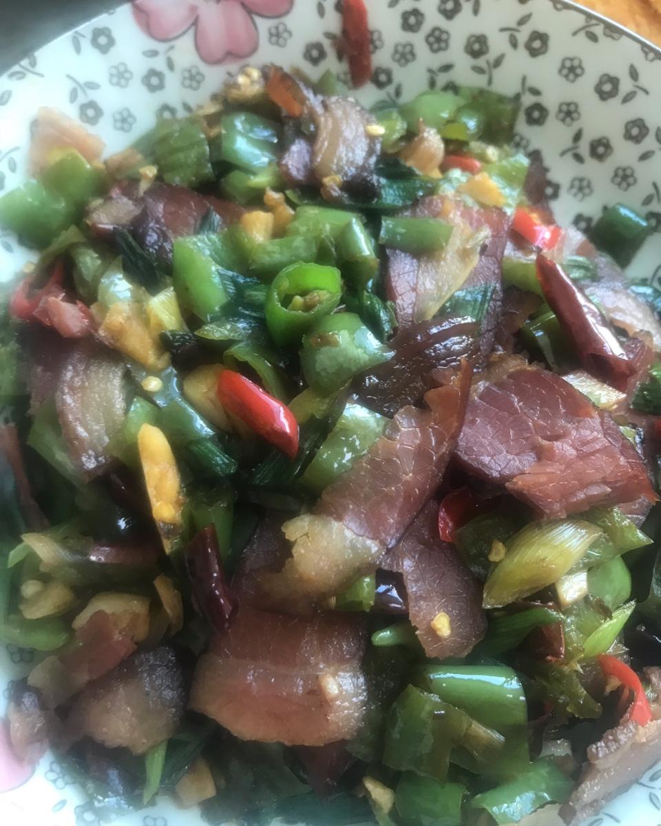 青蒜炒腊肉