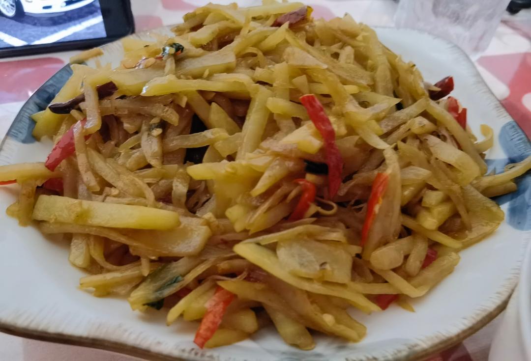 酸辣土豆丝的家常做法 超级下饭