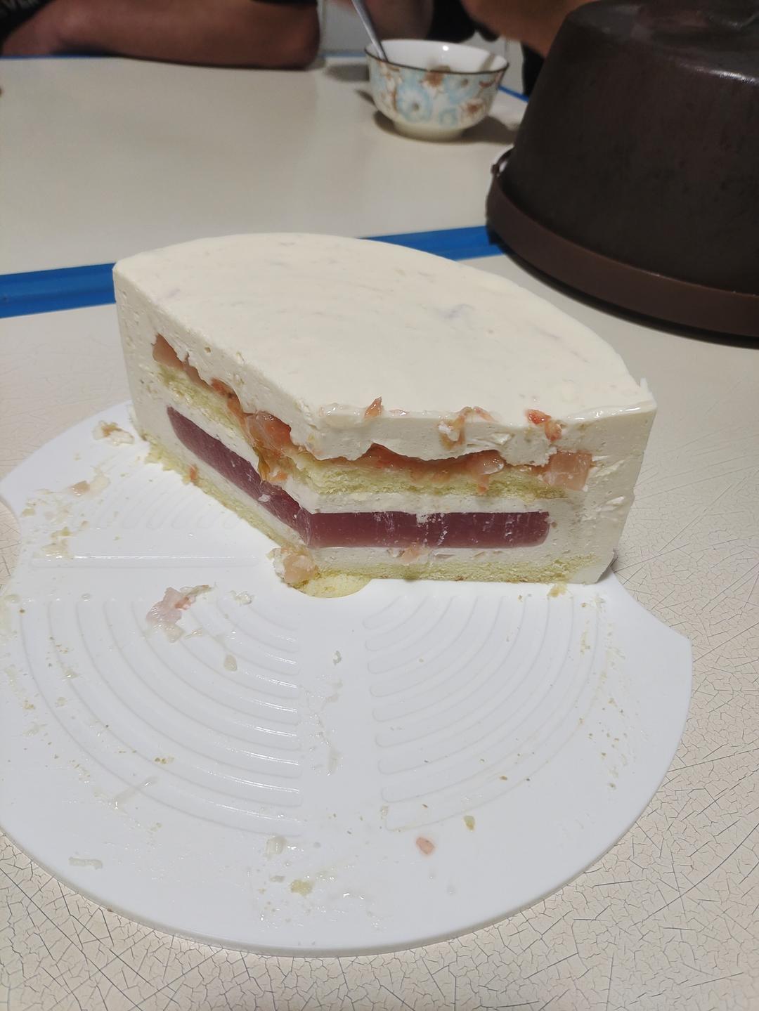 夏恬蜜桃乳酪慕斯蛋糕（6寸）