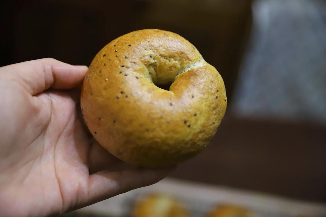 黑胡椒奶酪全麦贝果的做法