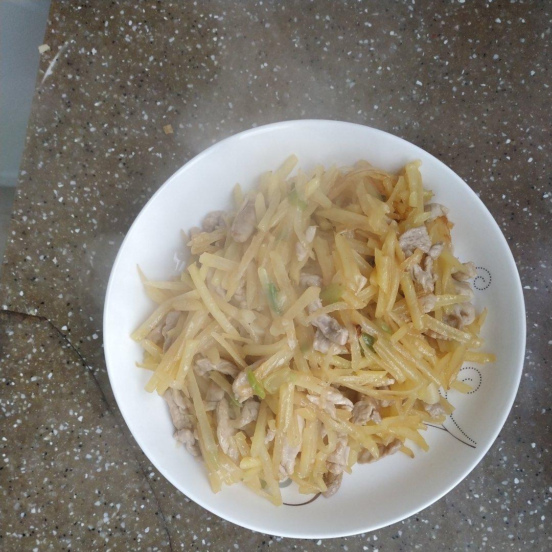 土豆丝炒肉