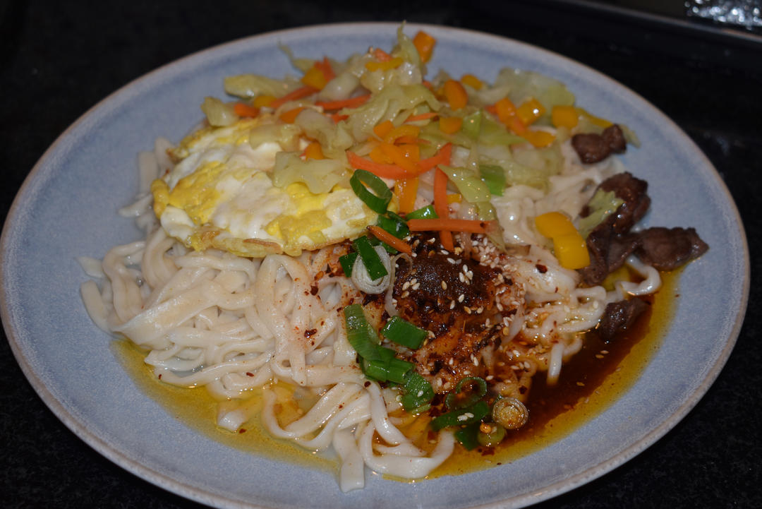 快手纯手工擀面条