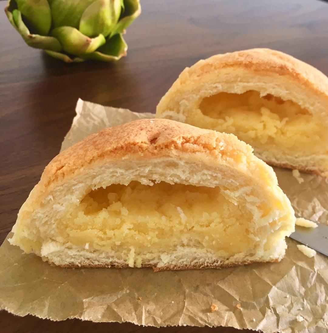 云月半做的奶酥墨西哥面包
