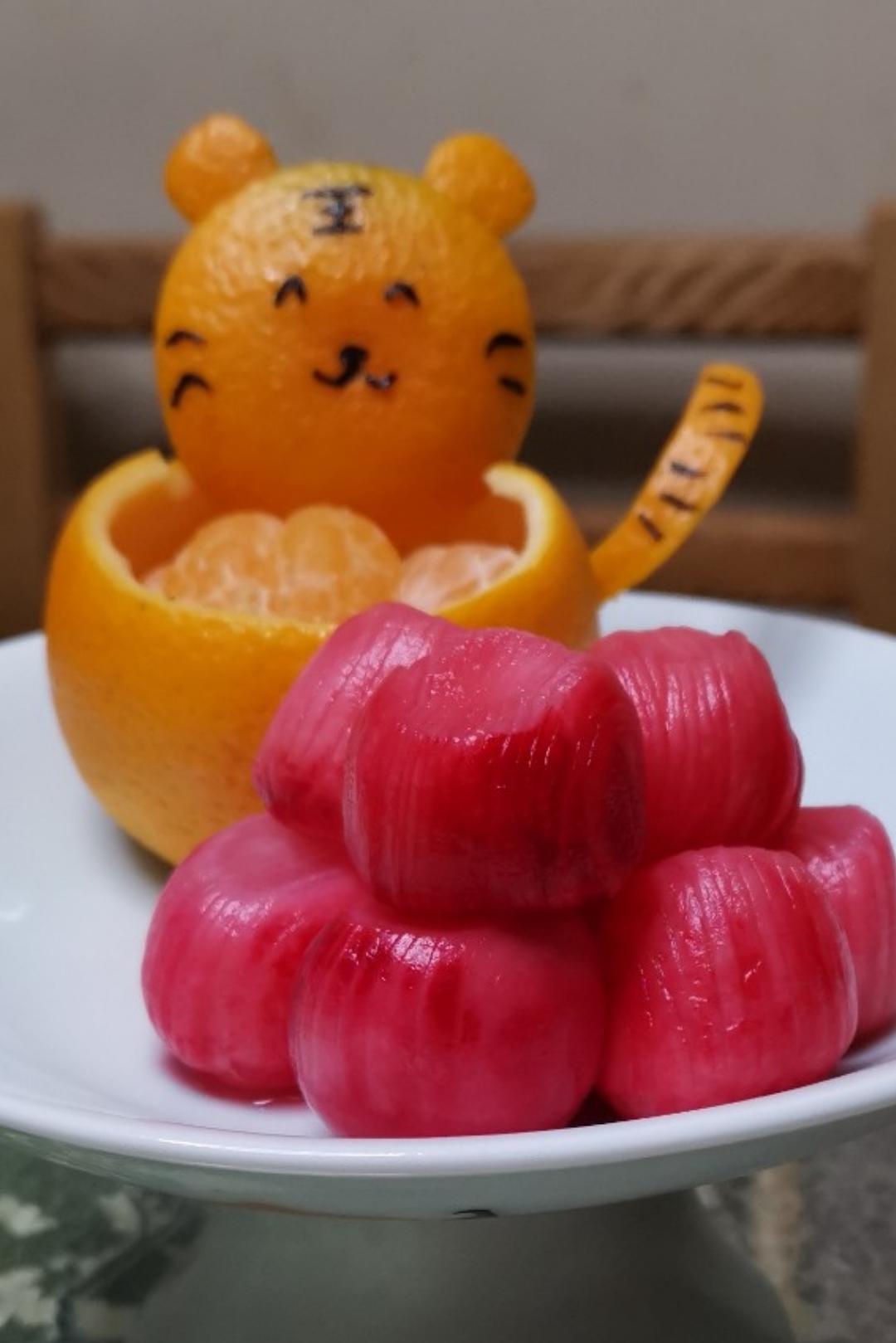 年夜饭头道菜～鸿运当头（樱桃小萝卜）