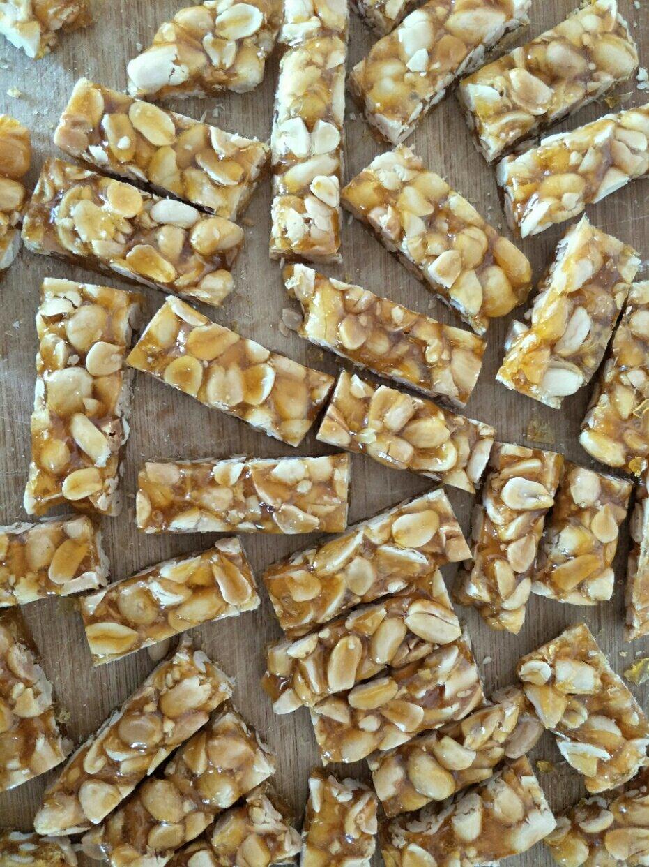 无水无油香脆花生糖