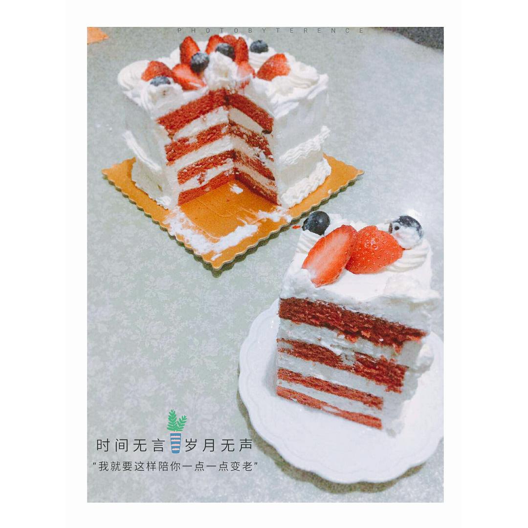 红丝绒戚风蛋糕-精华液版