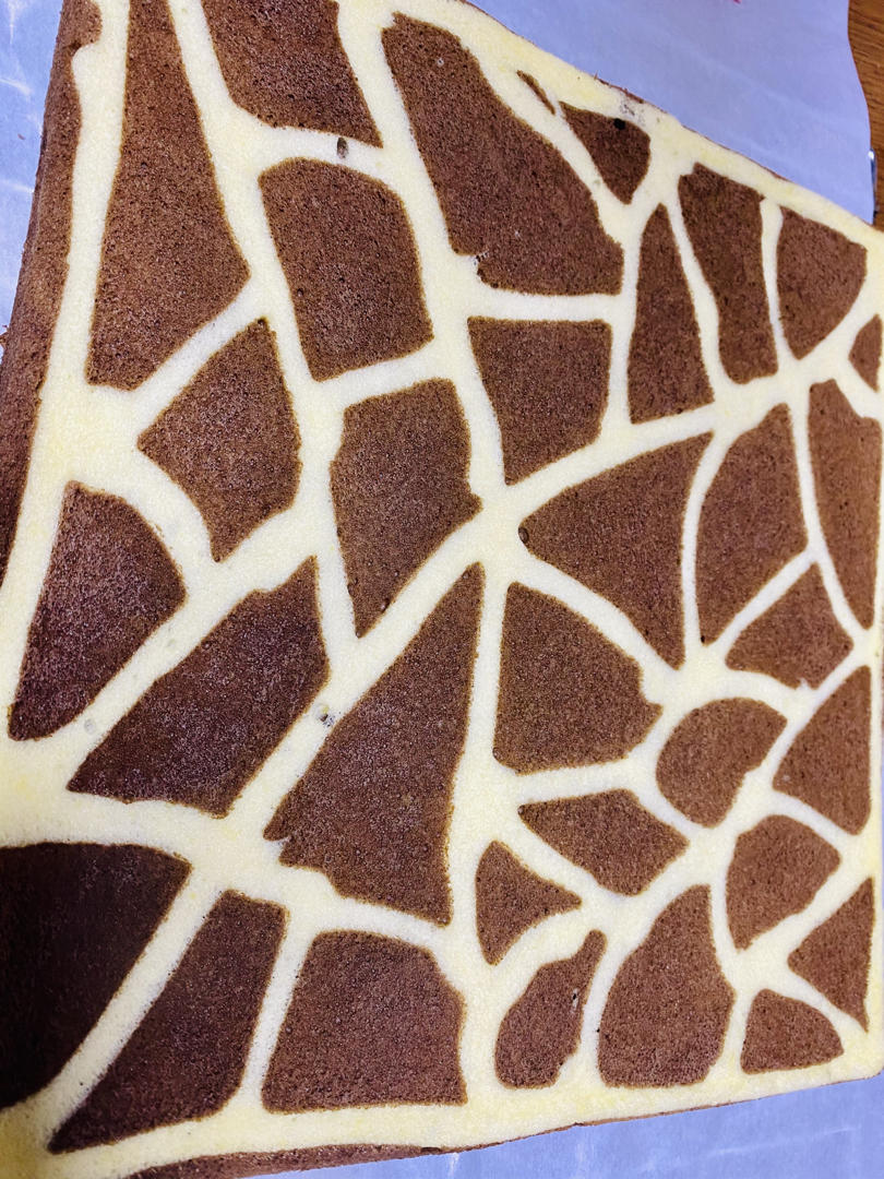 长颈鹿可可蛋糕卷