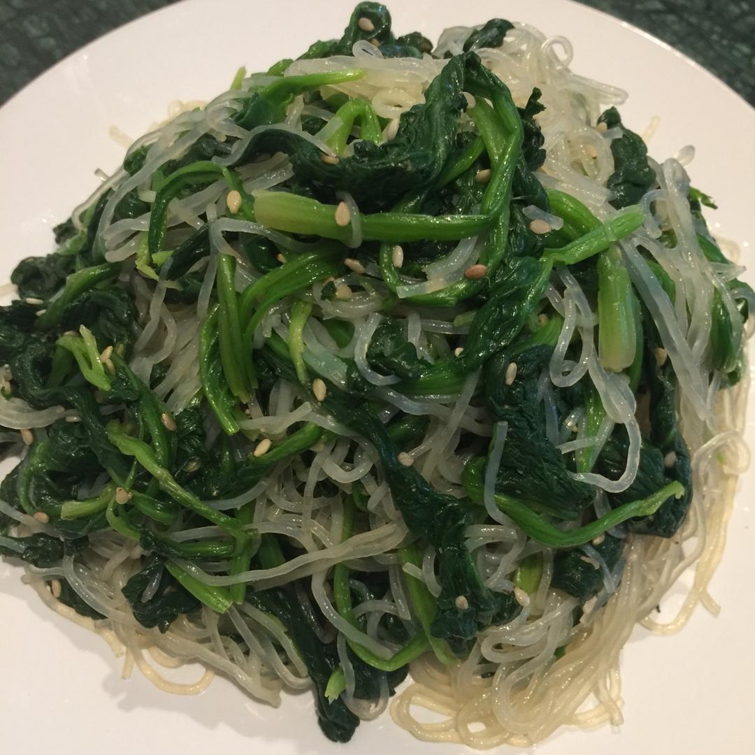 酱拌菠菜粉