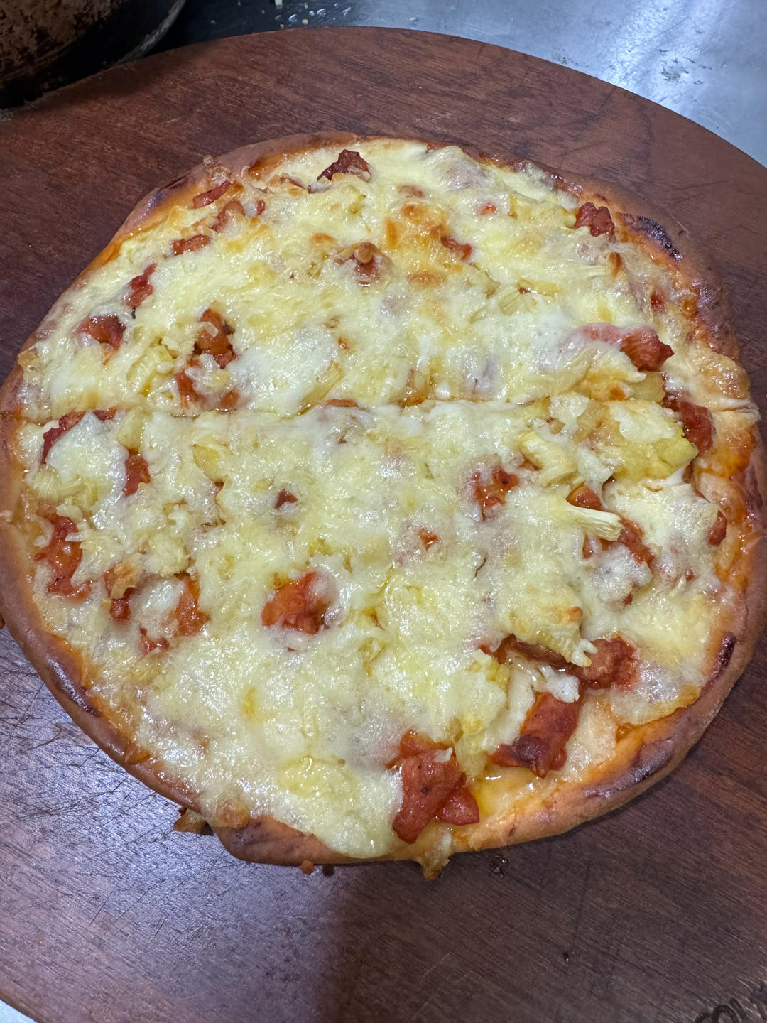 奥尔良鸡肉披萨8寸（自制披萨面饼）