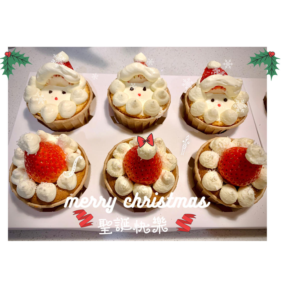 多种口味奶油杯子蛋糕