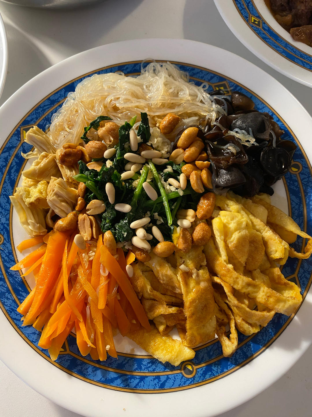 凉拌菠菜