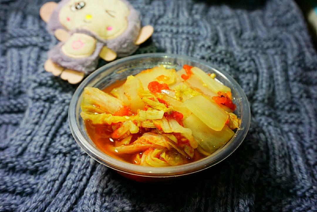 【21天减肥法第二阶段菜谱】无油酸汤焖白菜