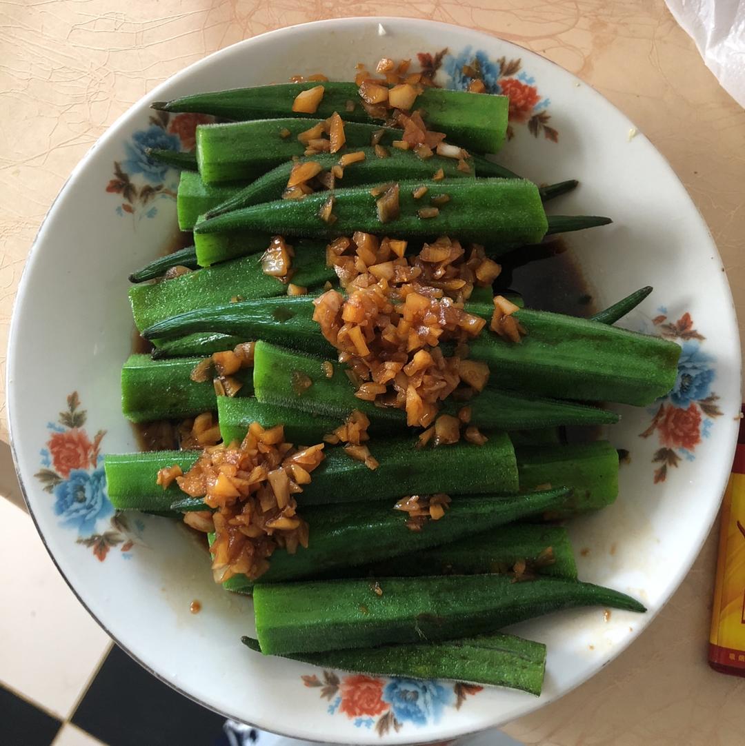 蒜蓉秋葵