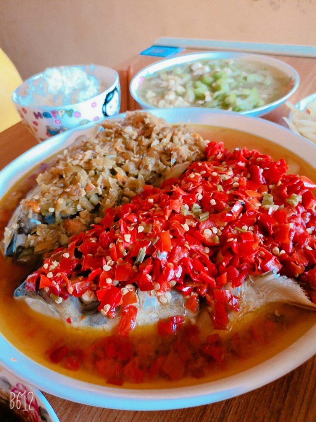 经典剁椒鱼头  湘菜系♨️