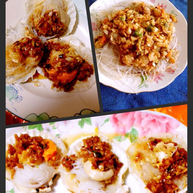 蒜蓉粉丝蒸扇贝