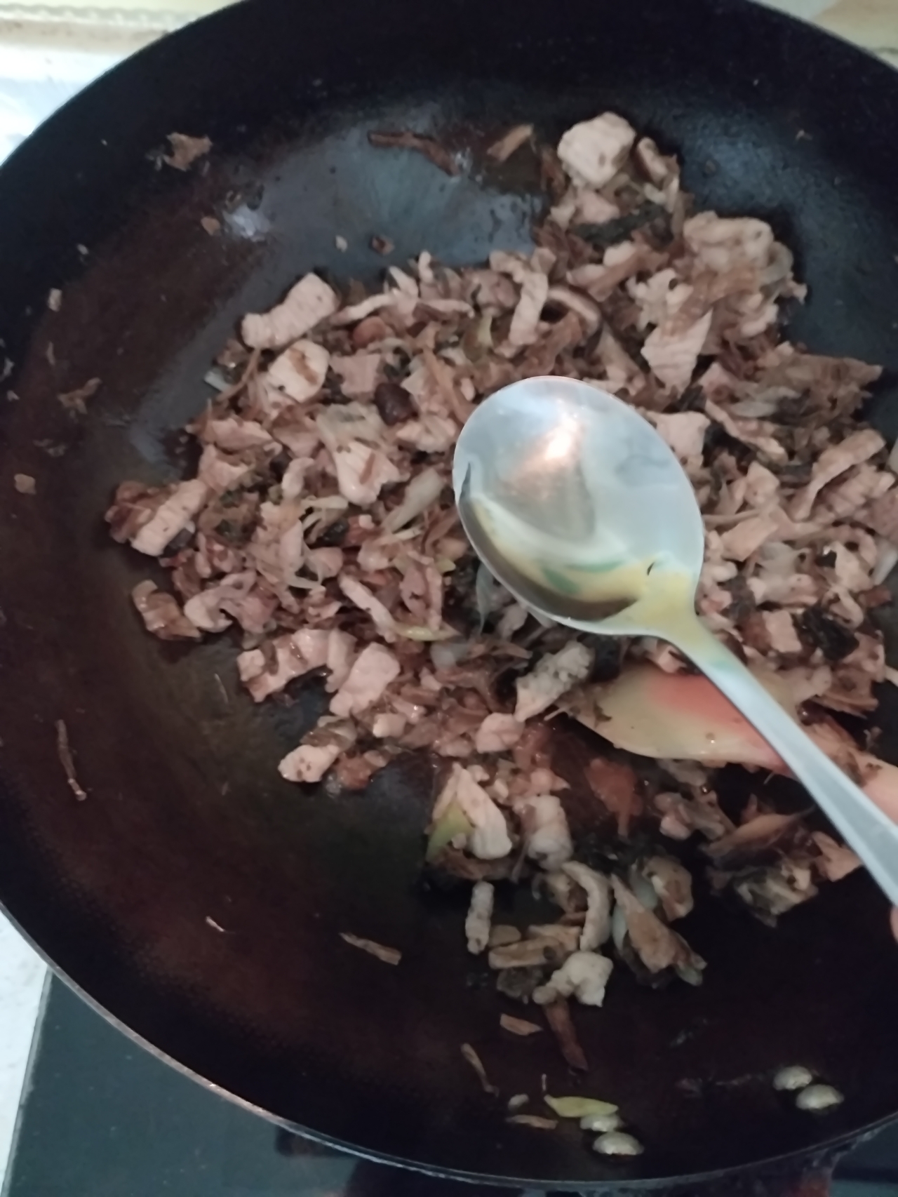 梅干菜扣肉饭的做法 步骤7