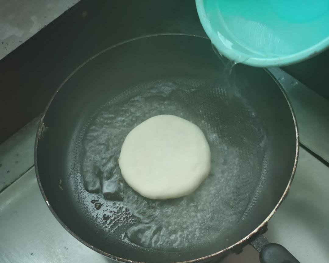 韭菜鸡蛋水烙饼（发面盒子）的做法 步骤11