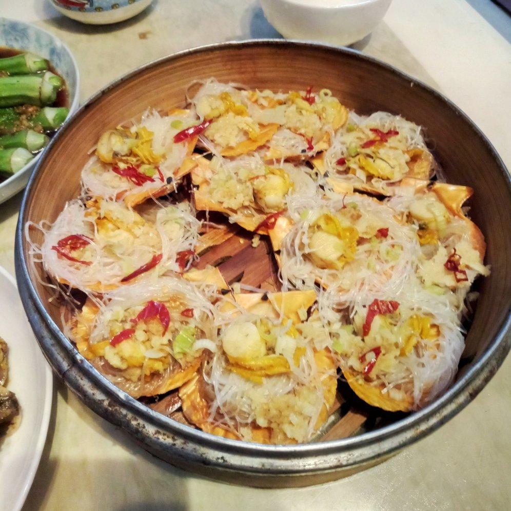 蒜蓉粉丝蒸扇贝