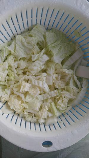 虾米粉丝烩白菜的做法 步骤2