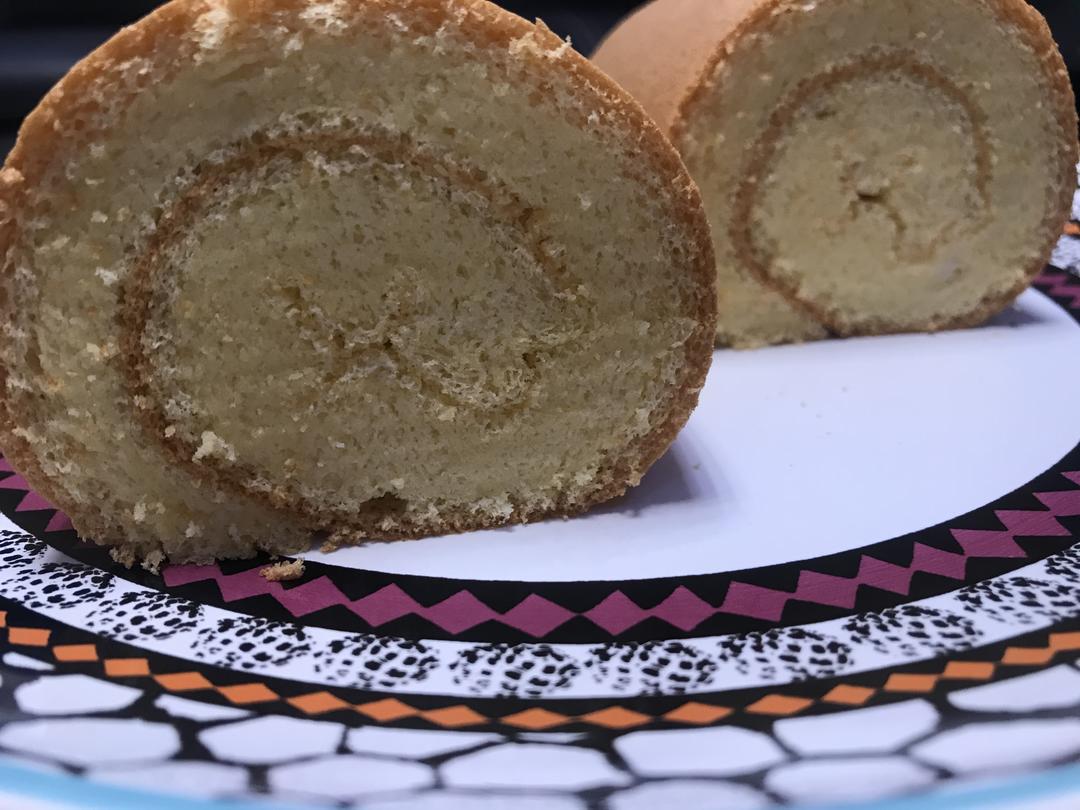 原味蛋糕小卷的做法