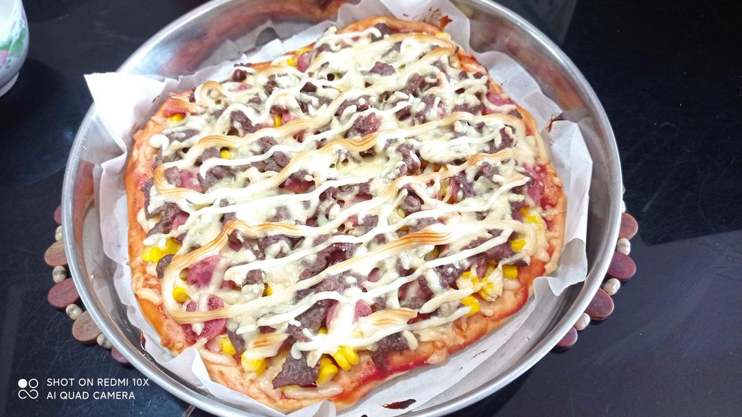 非常容易掌握的披萨做法，巨好吃的饼皮，重点：饼皮饼皮，简单pizza