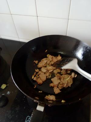 猫耳朵（豆角）炒肉片的做法 步骤5