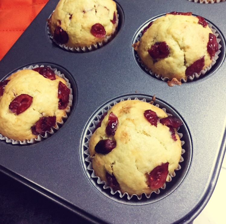 少女心的香蕉蔓越莓玛芬