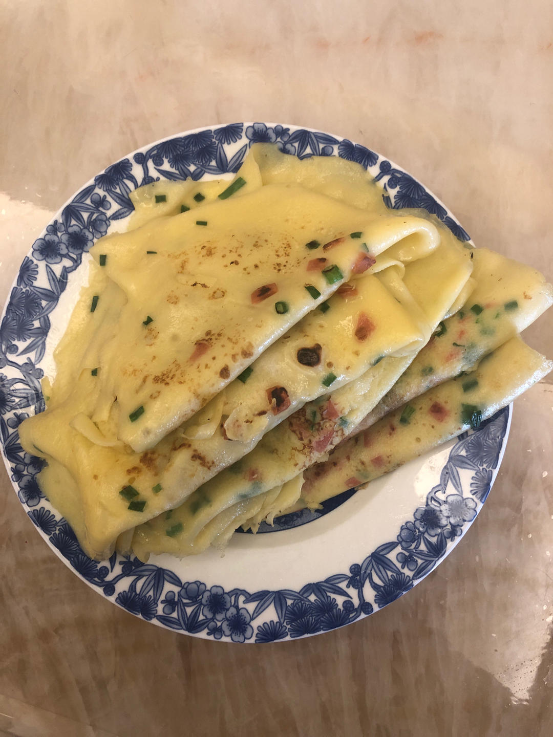 简单快手蔬菜鸡蛋煎饼