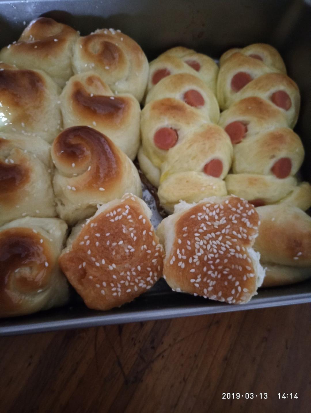 蜂蜜脆底小面包