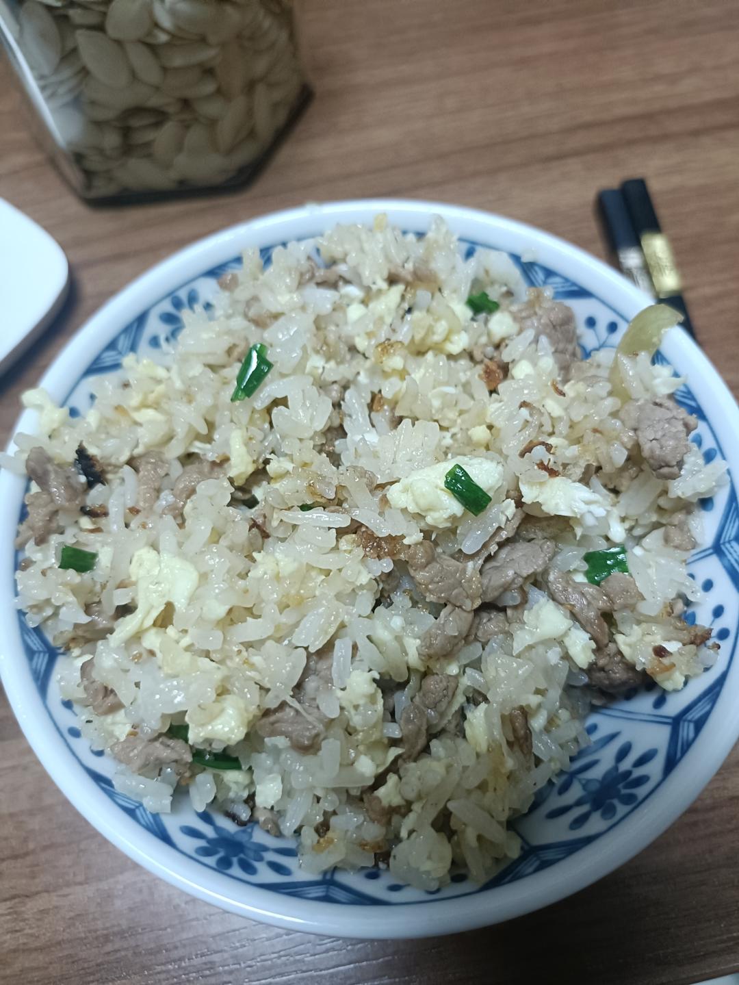 牛肉鸡蛋炒饭