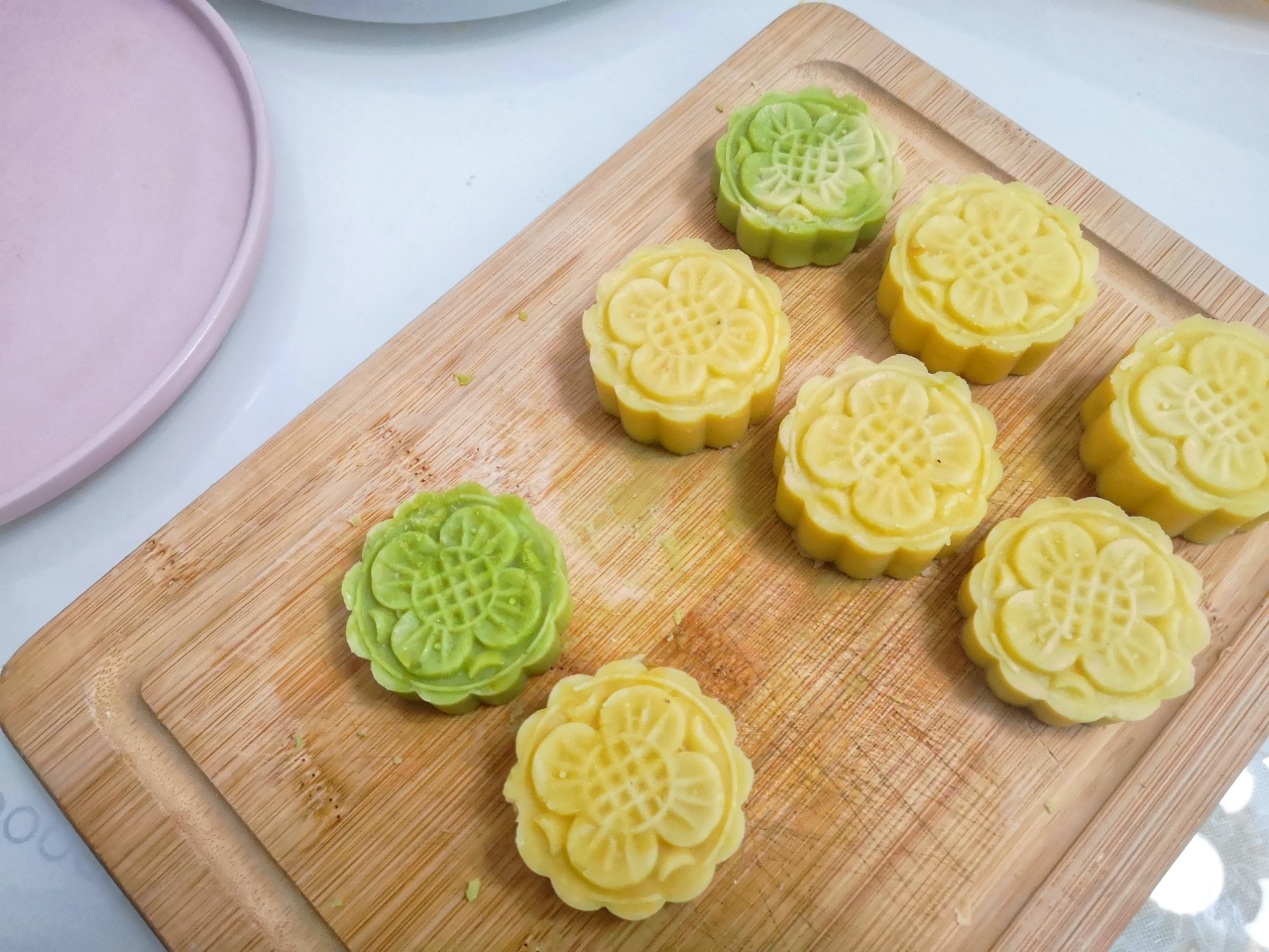 超简单的椰香绿豆糕的做法