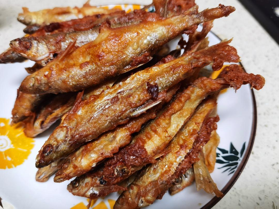 油炸小白条鱼