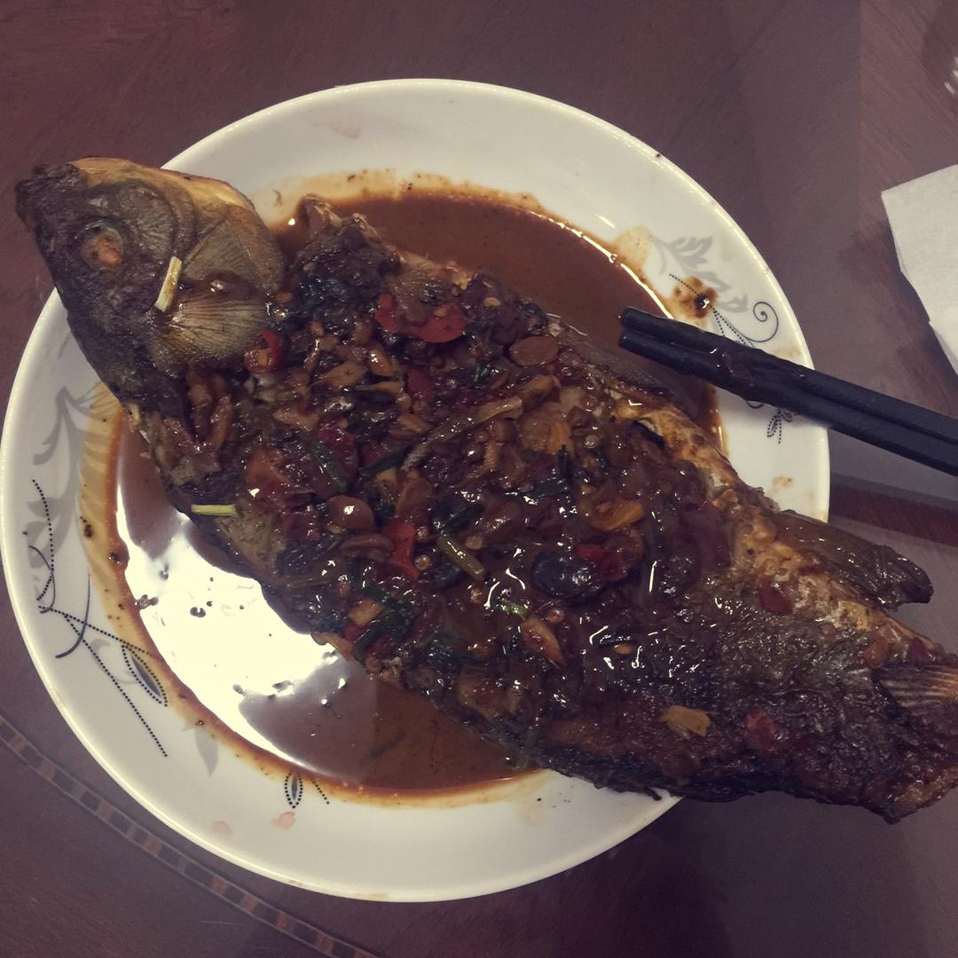 家常豆瓣鲫鱼