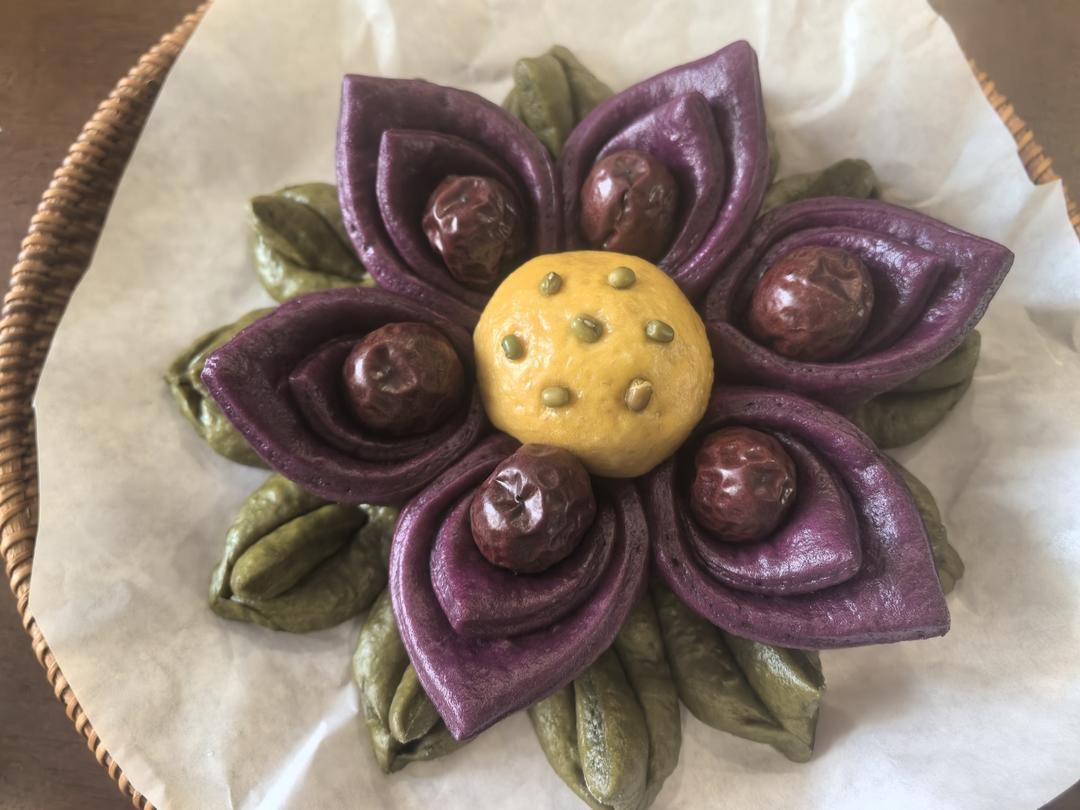 花开富贵 年年有余——枣花馒头（九款）