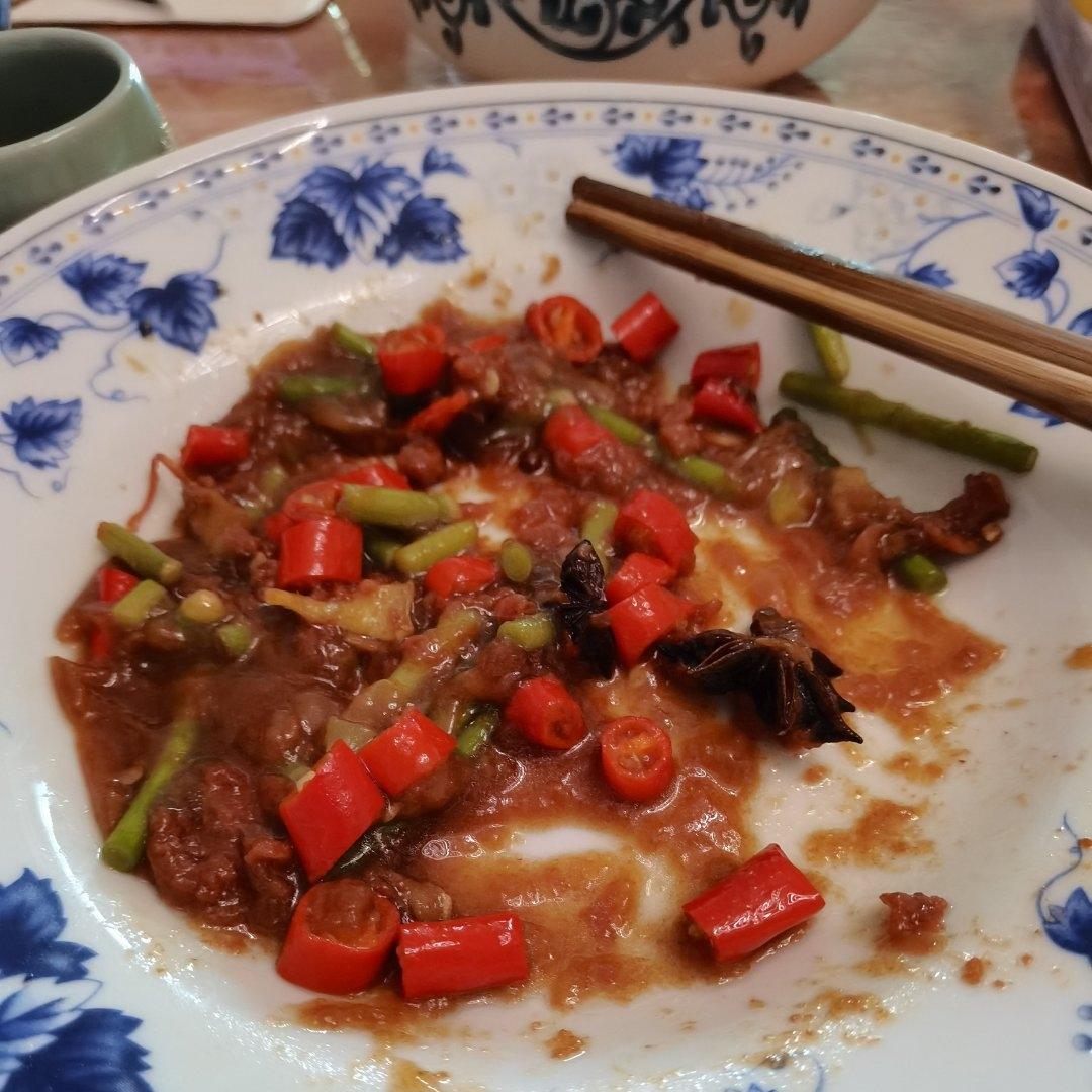 蒜苔炒腊肉