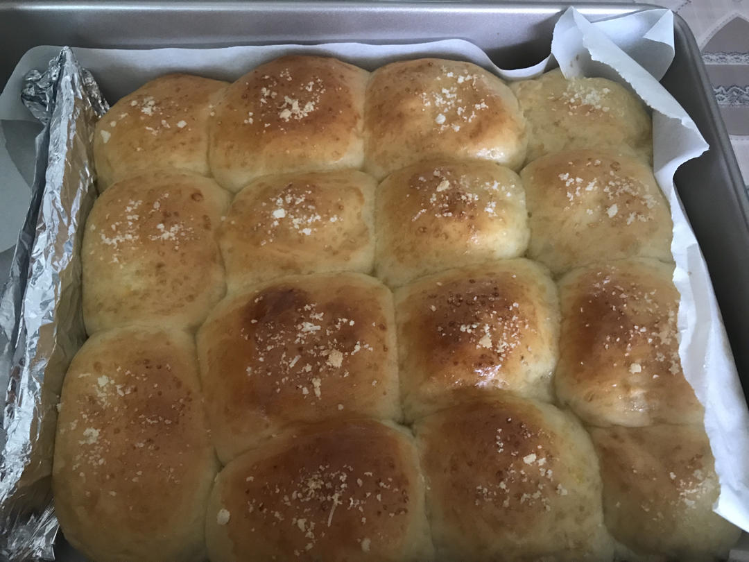 汉堡小餐包-冷藏中种法（松软好吃）