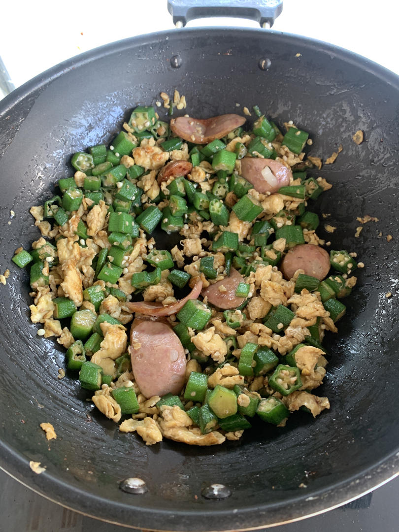 秋葵炒蛋