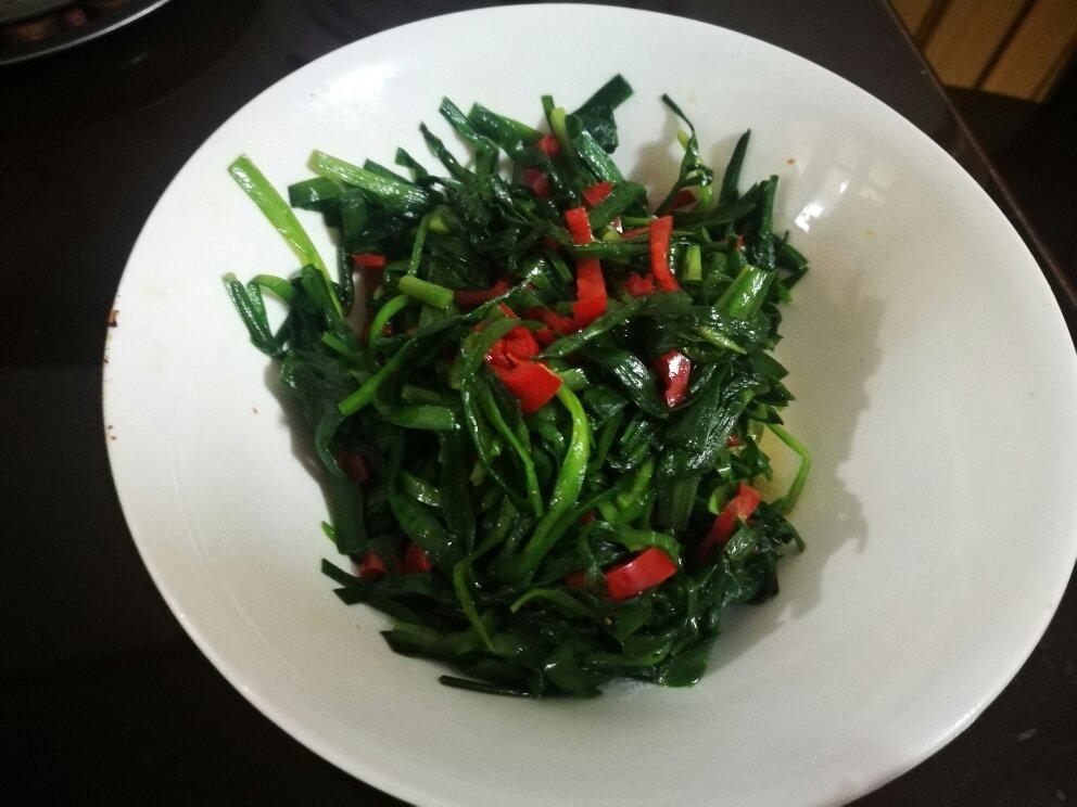 素炒韭菜