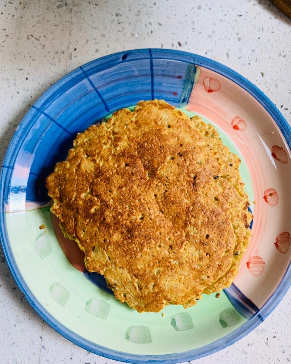 全燕麦麸皮煎饼