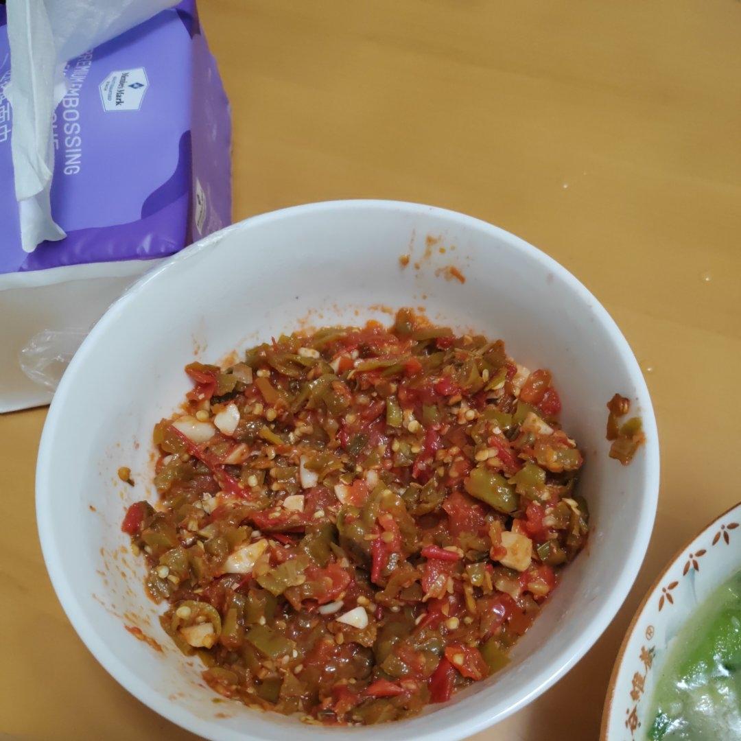 辣椒炒西红柿