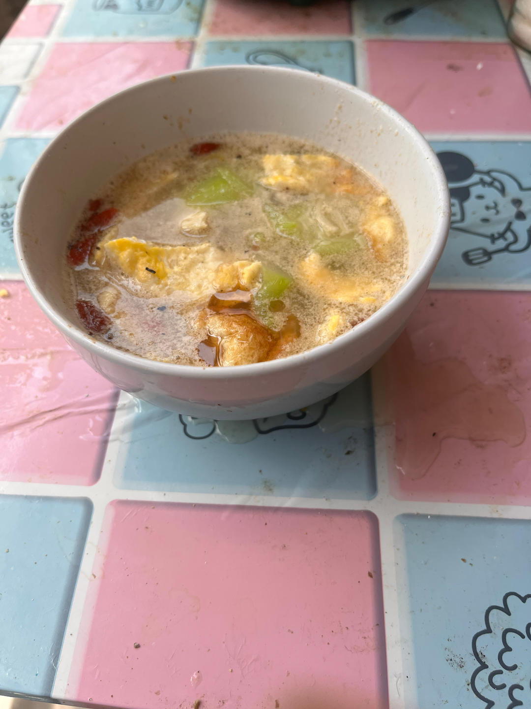 丝瓜鸡蛋汤