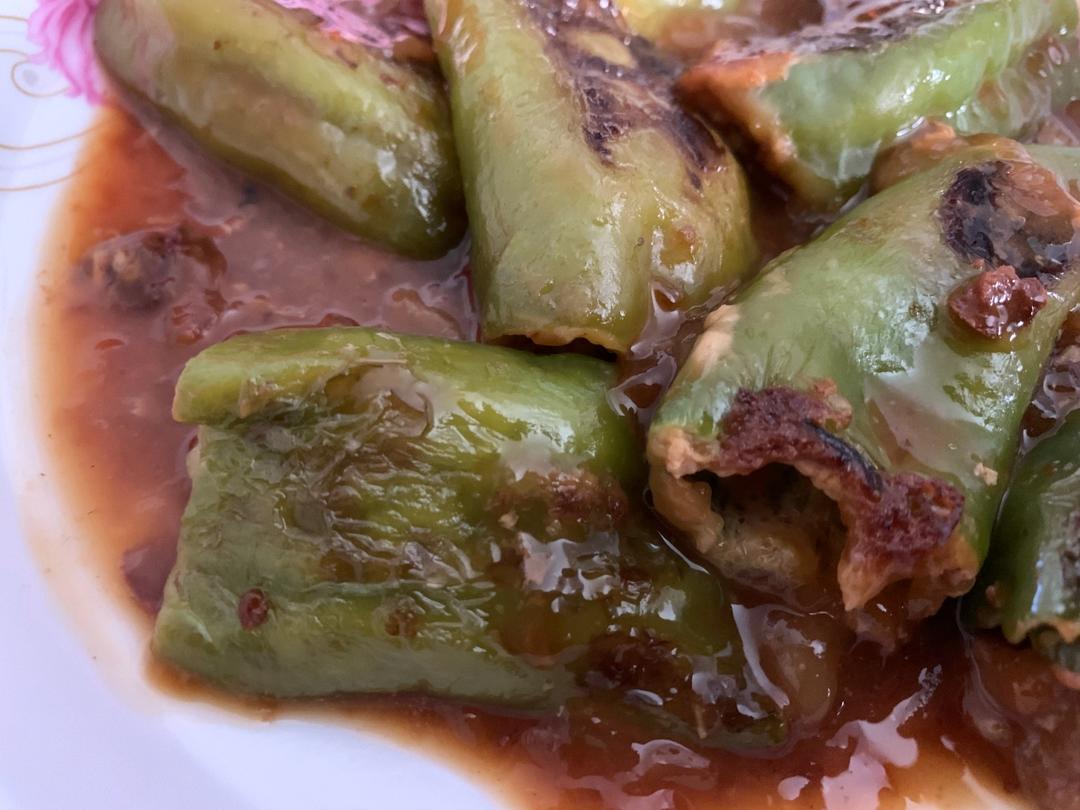 销魂青椒酿肉【超级下饭】