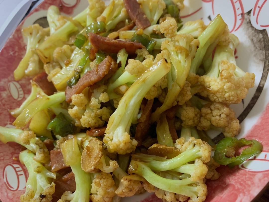 和饭店一个味道的干锅花菜