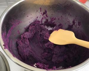 奶香紫薯泥的做法 步骤3