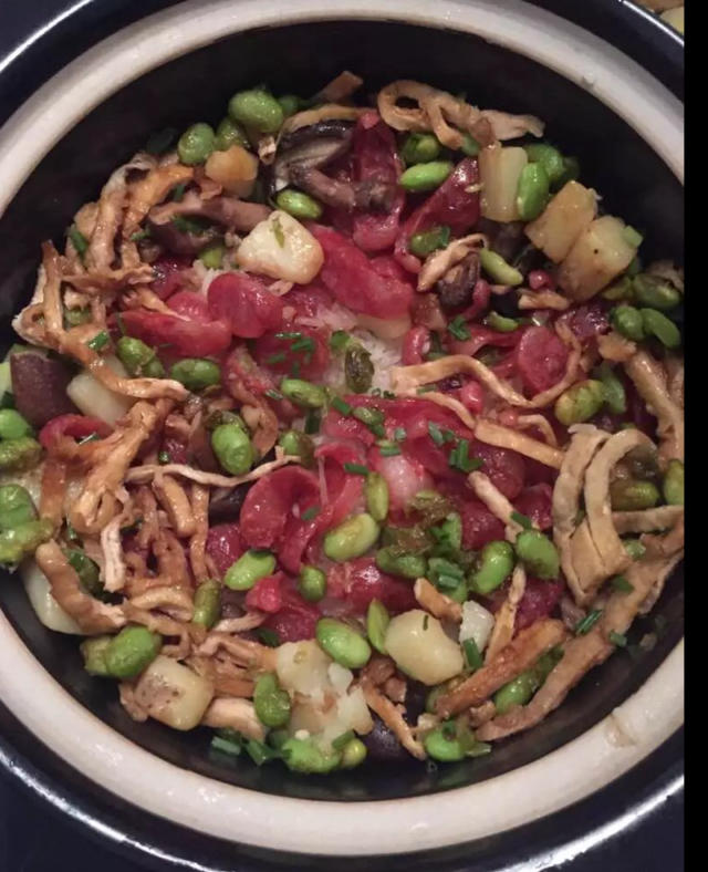 砂锅腊味饭