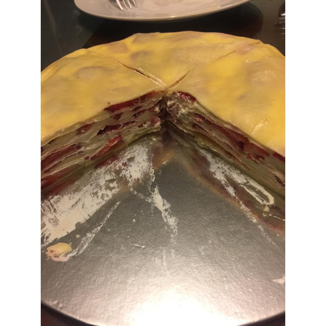 芒果千层蛋糕，100%成功告别煎皮无能