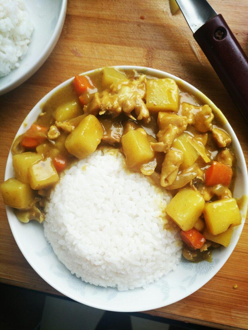 咖喱鸡饭