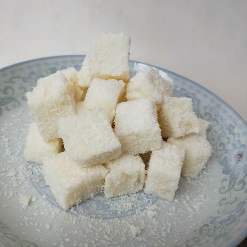 低脂牛奶椰丝小方
